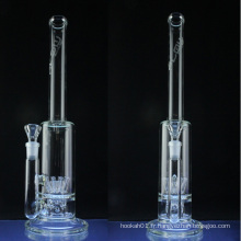Sci Glass Hookahs Pipe pour fumer avec Barrel Perc (ES-GB-022)